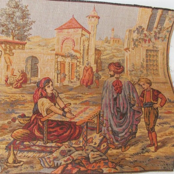 X-LARGE VINTAGE BELGIAN TAPESTRY - Picture 6 of 12
